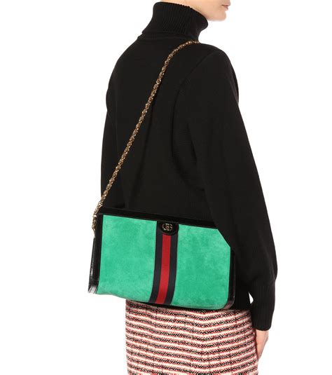 gucci ophidia green suede|Gucci ophidia shoulder bag black.